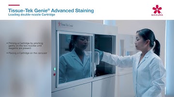 Tissue Tek Genie Advanced Staining System Loading double nozzle Cartridge