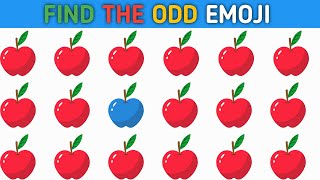 FIND THE ODD EMOJI OUT‍♂ | Ultimate Emoji Puzzle Showdown 2024 | Part 6