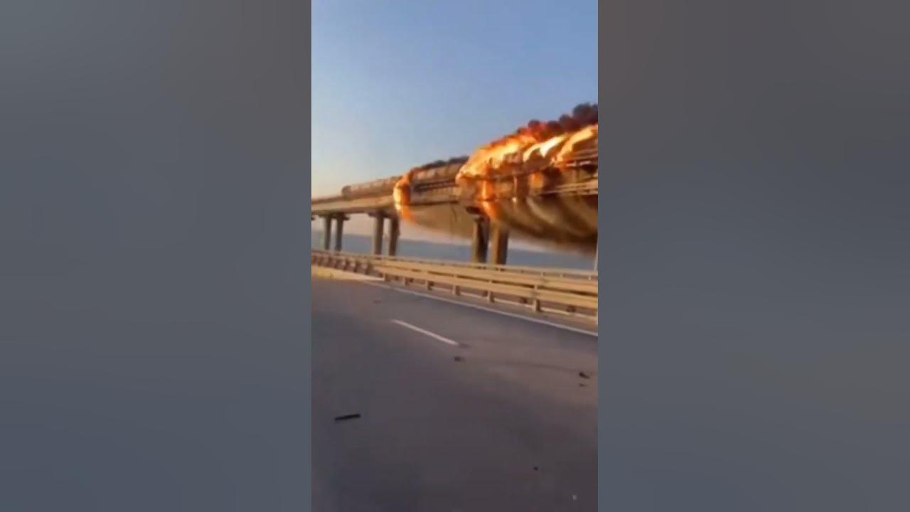 🔥Горить Кримський міст🔥 - YouTube