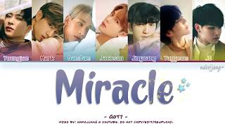 GOT7 (갓세븐) – MIRACLE (Color Coded Lyrics Eng/Rom/Han/가사)