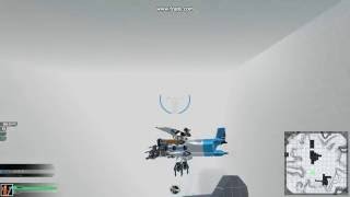Robocraft - Flying without thrust with constant speed and high.