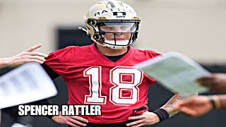 Spencer Rattler *FIRST GLIMPSE* New Orleans Saints ROOKIE Minicamp Highlights DAY 1 “The BEGINNING”