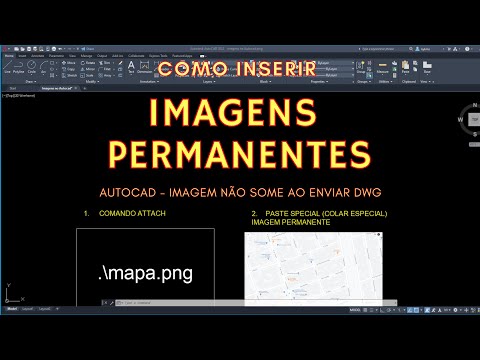 Vídeo: Como insiro permanentemente uma imagem no AutoCAD?