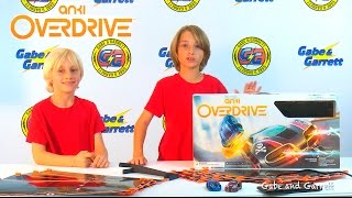 Anki OVERDRIVE Race Car Gameplay and Challenge Race! | Gabe and Garrett