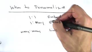 14  When to Denormalize