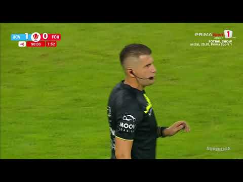 Univ. Craiova - Hermannstadt. FAZĂ CONTROVERSATĂ! A fost sau nu gol? VAR n-a intervenit