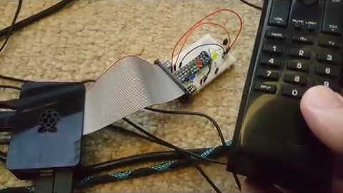 Connected IR TV Remote to Raspberry PI 3 Running Windows IoT Core