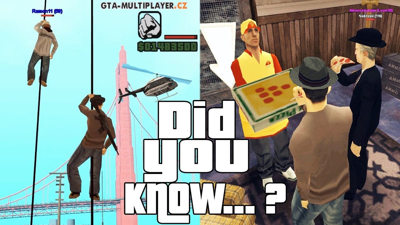GTA San Andreas Multiplayer Secrets and Facts