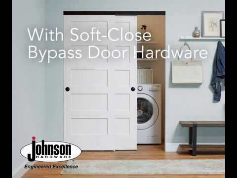 Soft Close 138fb Sliding Bypass Door, Sliding Closet Door Parts