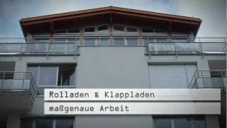 Terrassendach rollladen fensterladen wintergärten udestedt  motz montage produktion firmenclip. De