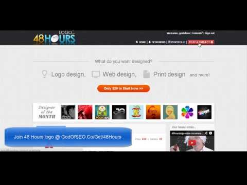 48 Hours Logo Contest Tutorial by God of SEO