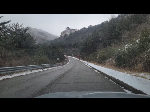 도깨비 택시 영업중 함백산 리조트 (<strong>오투</strong>) 하얀 설경이 펼쳐진 주행기 !