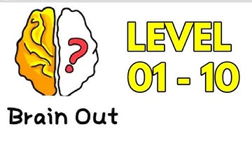 Brain Out Game Level 1 - 10 Walkthrough Solutions #Answerbrainoutlevel1to10