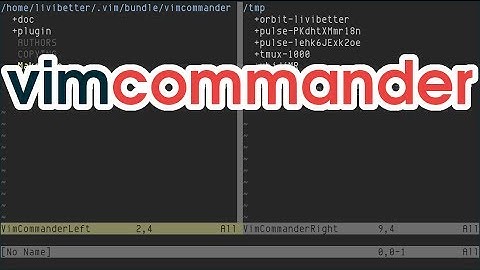 vimcommander, Total Commander like file manager in Vim