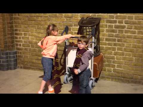 Harry Potter Studio Tour June 2015 - Photo at Platform 9 3/4