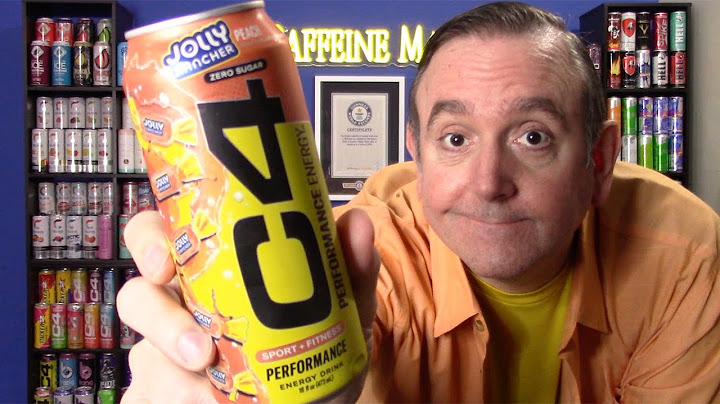 C4 Jolly Rancher Peach Energy Drink Review