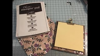 Post it Note Clipboard Using Stampin Up! Products