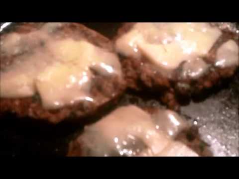 Black Bean and Rice burgers with all kinds of things