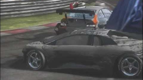 Need for Speed :Shift - Figure 8 Track Crashes