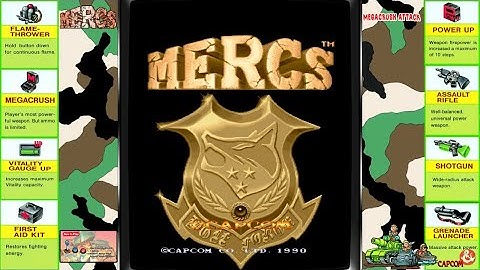Mercs (3 Players) 1CC Arcade Capcom - Dark_Ryu (Recreativos Online)