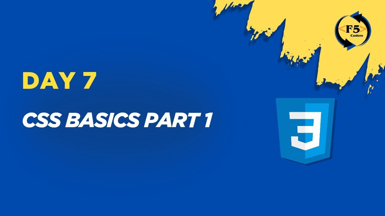 Day 7 -Web Development | F5 Coders - YouTube