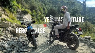 Extreme OffRoad ☠ Yezdi adventure vs Hero Xpulse 2023 | Manikaran Kasol | Nomadic Aman