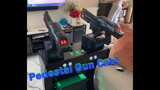 Pedestal Gun Arcade Cart
