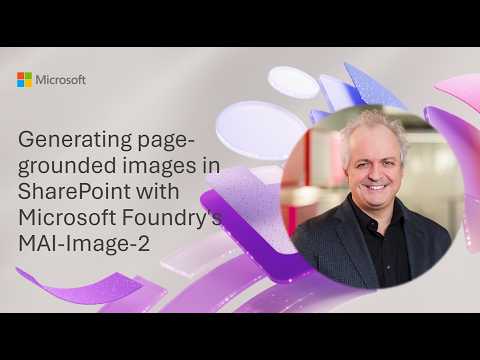 Generating page-grounded images in SharePoint with Microsoft Foundry's MAI-Image-2