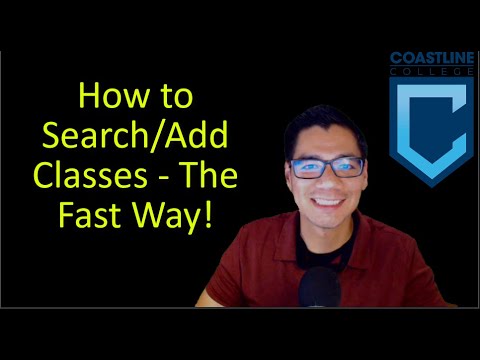 How to Search and Add Classes The Fast Way!