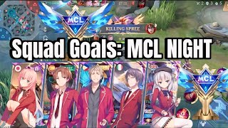 MCL night with friends 🏆 Mobile Legends