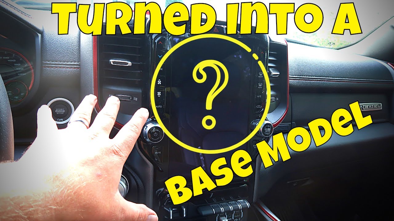 2019 Ram Big Problems After Disconnecting The Battery - youtube