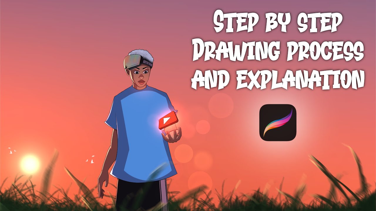 Unveiling My Procreate Drawing Techniques: Step-by-Step Process - YouTube
