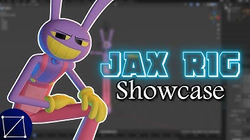 JAX Rig SHOWCASE [Blender 2.91/4.4] The Amazing Digital Circus 3D Model