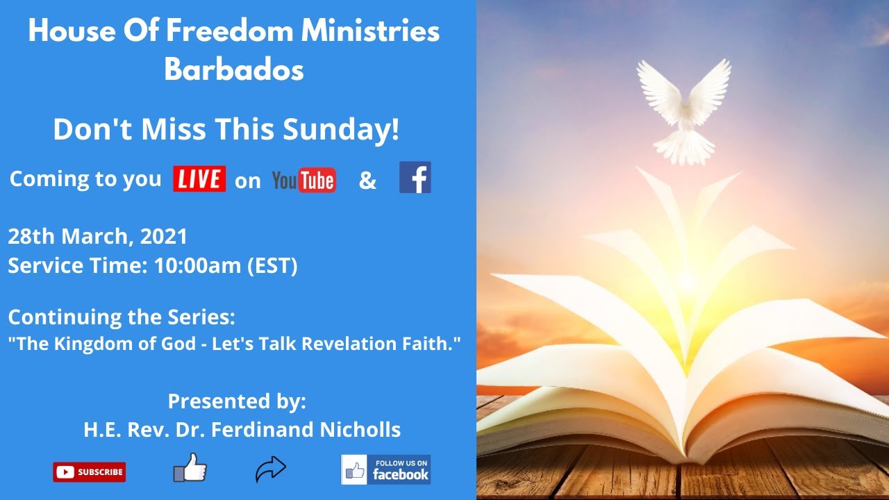 House Of Freedom Barbados 28th March 2021 YouTube