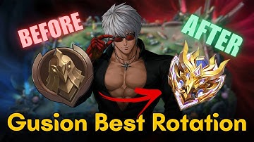 Gusion Rotation Guide 2025 🔥 Best Tips for Immortal Rank Gameplay in Mobile Legends