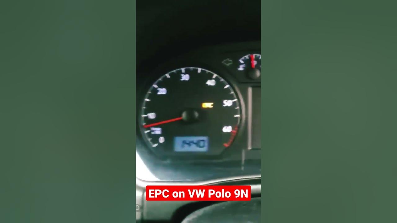 EPC light on VW Polo 9N YouTube