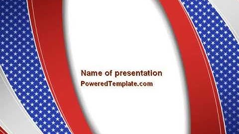 Elections Theme PowerPoint Template by PoweredTemplate.com