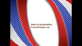 Elections Theme PowerPoint Template by PoweredTemplate.com