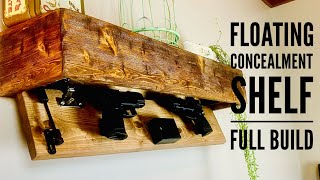 DIY Floating Concealment Shelf / Mantle
