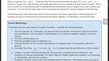 3.7* Intro to Curve Sketching