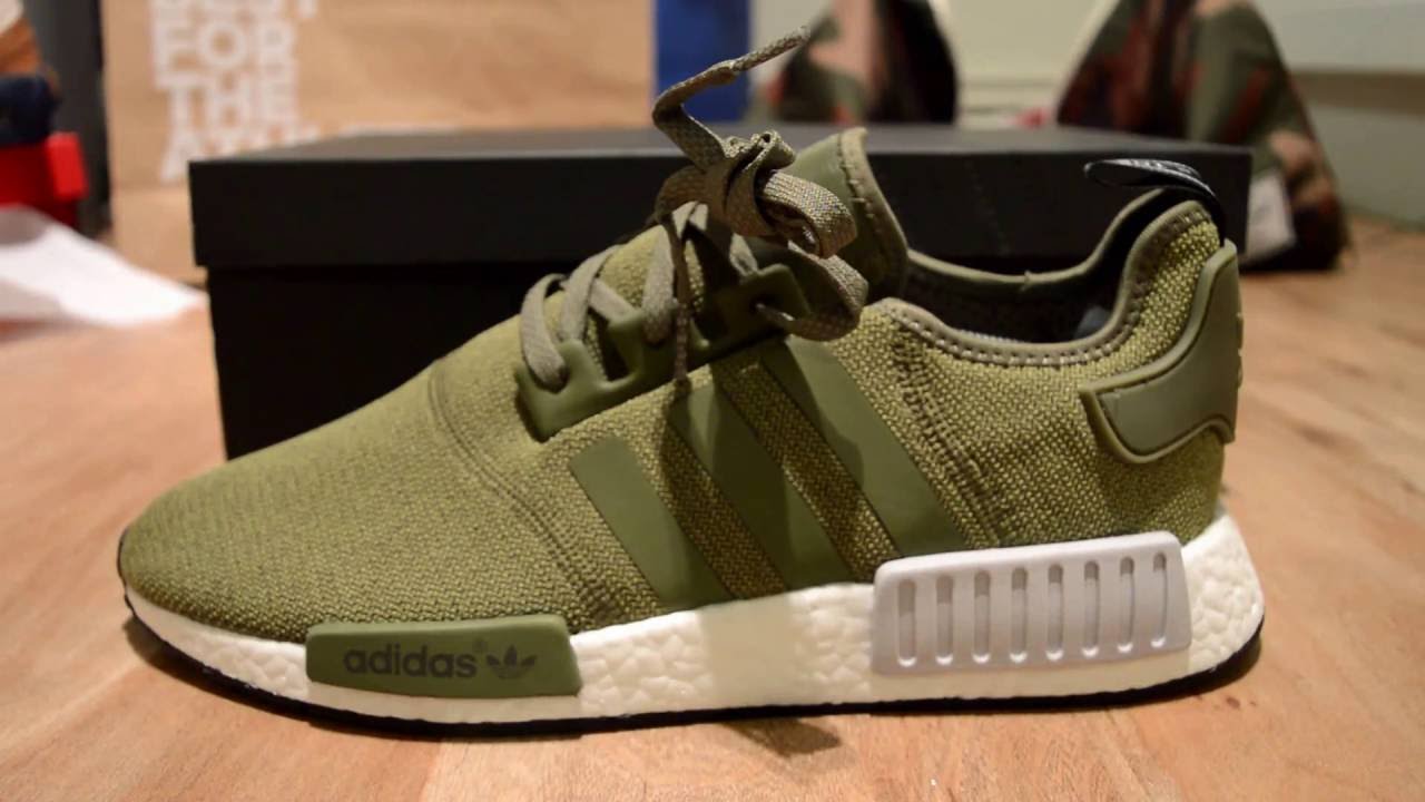 NMD footlocker exclusive.. Olive style and pattern! Oh! - YouTube