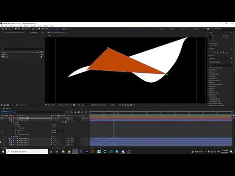 AE Lesson 3/ shape layers/ Adjustment layers/ Null object / Pre composition