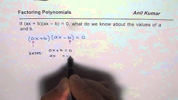 Given Factors in Sum and Difference What can you say about Coefficients