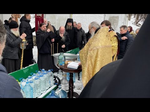 ОСВЯЩЕНИЕ ВОДЫ В КИЕВО ПЕЧЕРСКОЙ ЛАВРЕ. НЕ БОЙСЯ МАЛОЕ СТАДО!