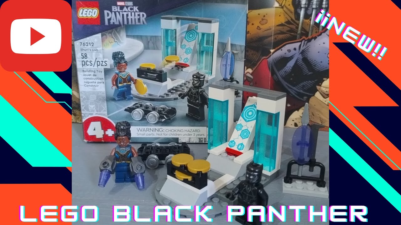LEGO Marvel Studios Black Panther. Set 76212 Shuri's lab - YouTube