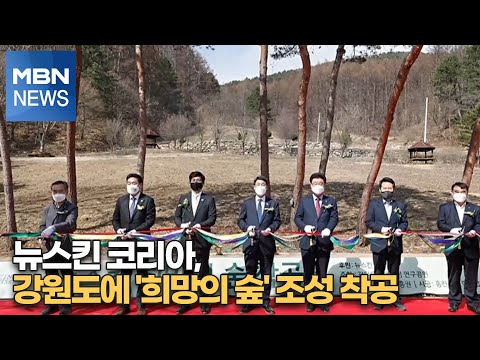 <strong>뉴스킨</strong> 코리아, 강원도에 &amp;#39;희망의 숲&amp;#39; 조성 착공 [MBN-i]