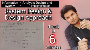 System analysis and design in hindi || system elements and characteristics || Akant 360