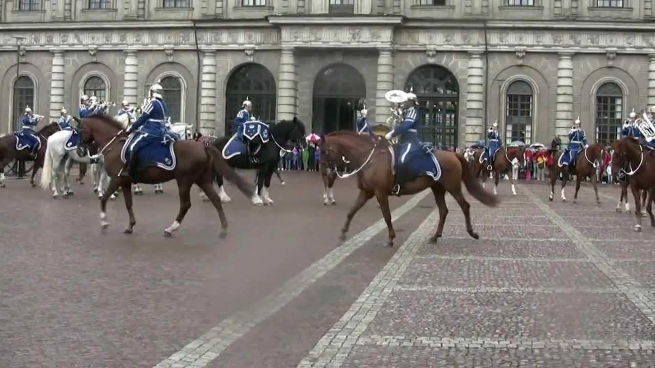 Changing of the Guard at the Royal Palace in Stockholm, Sweden.