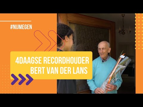 Recordhouder Bert van der Lans heeft al 71x meegelopen l Beeldbrengers Nijmegen
