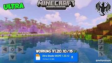 Ultra Realistic Shader For MCPE 1.20 / 1.20.15+ ❤️ | Render Dragon [ 100% WORKING ]